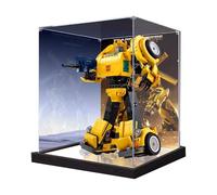 Vetrina in acrilico, compatibile con Lego 10338 Bumblebee Display Box, antipolvere, resistente ai raggi UV trasparente (solo vetrina, kit non incluso) (aerografo)
