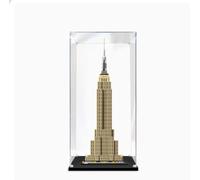 Vetrina in acrilico compatibile con Lego 21046 Empire State Building Modello di mattoncini Custodia protettiva trasparente per oggetti da collezione - I modelli non sono inclusi(3MM)