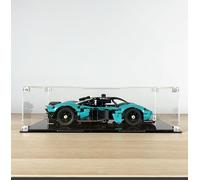 Vetrina in acrilico compatibile con Lego Aston Martin Valkyrie 42208 (sfondo trasparente)