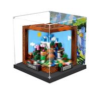 Vetrina in acrilico, compatibile con set di banchi da lavoro creativi Lego 21265, antipolvere, scatola portaoggetti, custodia trasparente, compatibile con 21265 (solo scatola espositiva, kit non