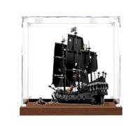 Vetrina in acrilico, compatibile con set Lego 10365 Black Pearl, antipolvere, scatola portaoggetti, custodia trasparente, compatibile con 10365 (solo scatola espositiva, kit non incluso) (trasparente