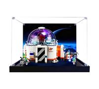 Vetrina in acrilico, compatibile con set Lego 60439 Space Science Lab, antipolvere, scatola portaoggetti, custodia trasparente, compatibile con 60439 (solo scatola espositiva, kit non incluso)