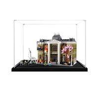 Vetrina in acrilico, compatibile con set museali Lego 10326, antipolvere, custodia trasparente, compatibile con 10326 (solo scatola espositiva, kit non incluso) (nero 3 mm)