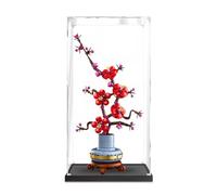 Vetrina in acrilico Compatibile per Le-go 10369 fiore di pruno Modello,Trasparente Antipolvere Assemblare Scatola Di Raccolta (Solo Vetrina,kit modello non incluso) 20×15×40CM C,2MM