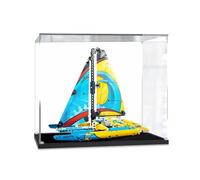 Vetrina in acrilico Compatibile per Le-go 42074 barca a vela a remi Modello,Antipolvere Assemblare Scatola Di Raccolta (kit modello non incluso) 2MM