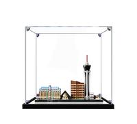 Vetrina in Acrilico per 21047 Architettura di Las Vegas Street View Construcción,Resistente alla polvere e all'organizzazione vetrina (solo custodia per display) B,3MM