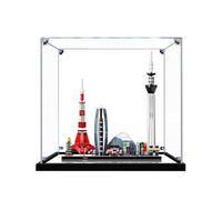 Vetrina in Acrilico per 21051 Architettura di Tokio Blocchi Construcción,Trasparente Teca A Prova di Polvere,compatibile con21051 Architettura di Tokio Modello B,3MM