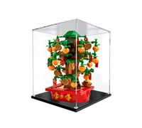 Vetrina in acrilico per 40648 Albero dei soldi,scatola trasparente antipolvere compatibile con i kit da costruzione 40648 Albero dei soldi, 15x15x20 cm 2MM