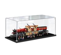 Vetrina in acrilico per 76405 il treno Hogwarts Express Edition, trasparente antipolvere compatibile con il modello di blocchi assemblati 76405 (solo vetrina) 2MM