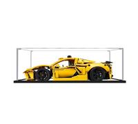 Vetrina in acrilico per auto da corsa Lego 42205, antipolvere con protezione UV, su misura per Lego 42205 Model - Edizione da collezione (modello non incluso) (base a specchio + 2 mm)