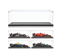 Vetrina in acrilico per auto da corsa per Lego Speed Champions MoneyGram Haas F1 Team VF-24 77250, resistente alla polvere e all'organizzazione vetrina per Lego, 22 x 11 x 8 cm (solo Vetrina)