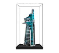 Vetrina in acrilico per Avengers Tower per Lego 76269, scatola di immagazzinaggio trasparente antipolvere (modello non incluso) (trasparente 3 mm)