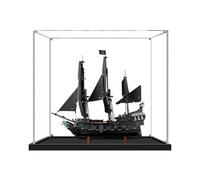 Vetrina in acrilico per Captain Jack Sparrow's Pirate Ship per Lego 10365, scatola di immagazzinaggio trasparente antipolvere (modello non incluso) (trasparente 2 mm)