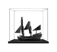 Vetrina in acrilico per Captain Jack Sparrow's Pirate Ship per Lego 10365, scatola di immagazzinaggio trasparente antipolvere (modello non incluso) (trasparente 3 mm)