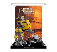 Vetrina in acrilico per Le-Go per il set di costruzioni 75431 Clone - Scatola da collezione trasparente, scatola antipolvere, scatola portaoggetti (nessun modello) (Background A)