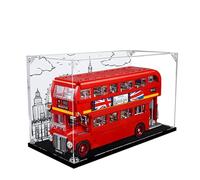 Vetrina in acrilico per Lego 10258 modello bus londinese, scatola antipolvere da 3 mm, espositore compatibile con Lego 10258 (modello non incluso) (sfondo 3 mm A)
