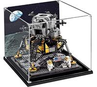 Vetrina in acrilico per Lego 10266 Lunar Lander, scatola trasparente e antipolvere adatta per Lego (modello Lego non incluso)(Inkjet)