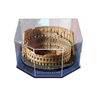 Vetrina in acrilico per Lego 10276 Colosseo, scatola antipolvere, scatola portaoggetti, scatola trasparente, compatibile con Lego 10276 (solo custodia, nessun modello) (nero)