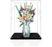 Vetrina in acrilico per Lego 10280 Vetrina trasparente antipolvere per Lego 10280 Bouquet di fiori (NON incluso nel modello)(3mm)
