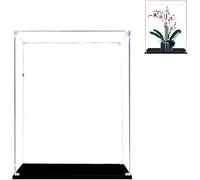 Vetrina in acrilico per Lego 10311 Building Orchid Plant Decor, vetrina trasparente antipolvere (set Lego NON incluso)(3MM)