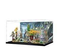 Vetrina in acrilico per Lego 10316 Il Signore degli Anelli Rivendell Castle, scatola trasparente antipolvere, solo vetrina, compatibile con Lego 10316 (spray posteriore 3 mm)