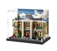 Vetrina in acrilico per Lego 10326, set di edifici per musei di storia naturale, scatola trasparente antipolvere, solo vetrina, compatibile con Lego 10326 (spray posteriore A)
