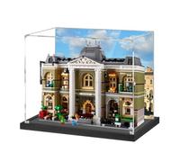 Vetrina in acrilico per Lego 10326, set di edifici per musei di storia naturale, scatola trasparente antipolvere, solo vetrina, compatibile con Lego 10326 (spray posteriore B)