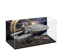 Vetrina in acrilico per Lego 10356 Star Trek Starship Enterprise, scatola trasparente antipolvere, solo vetrina, compatibile con Lego 10356 (spray posteriore A)