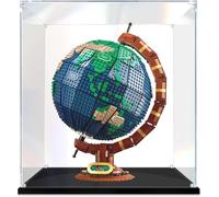Vetrina in acrilico per LEGO 21332 Ideas The Globe, scatola di visualizzazione per LEGO 21332 Building Set, dimensioni: 35 x 35 x 45 cm (solo custodia, nessun modello) (2 mm)