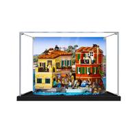 Vetrina in acrilico per Lego 21359 Italian Seaside Town Building - antipolvere con protezione UV, misura personalizzata per Lego 21359 Model - Edizione da collezione (modello non incluso) (sfondo 1)