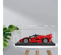 Vetrina in acrilico per Lego 42212 Ferrari FX*XK, scatola antipolvere, scatola portaoggetti, scatola trasparente, scatola espositiva, 40 x 18 x 15 cm (senza modello) (2 mm)