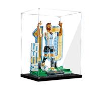 Vetrina in acrilico per Lego 43015 Soccer Legends Classic Goal Moments, scatola trasparente antipolvere, solo vetrina, compatibile con Lego 43015 (2 mm)