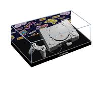 Vetrina in acrilico per Lego 72306 Set console giochi (spray posteriore B) | Vetrina in acrilico per Lego 72306, set di console di gioco, scatola antipolvere compatibile con Lego 72306, nessun modello