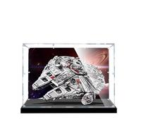 Vetrina in acrilico per Lego 75192 Millennium Falcon, scatola antipolvere, scatola trasparente, scatola espositiva compatibile con Lego 75192 (solo custodia, nessun modello) (sfondo 3 mm A)