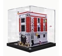 Vetrina in acrilico per Lego 75827 Firehouse Ghostbusters, scatola antipolvere, scatola trasparente, scatola espositiva compatibile con 75827 (solo scatola) (2 mm)