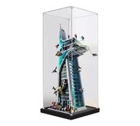 Vetrina in acrilico per Lego 76269 Avengers Mansion, scatola trasparente antipolvere, compatibile con kit di costruzione Lego 76269 (modello non incluso) 35 x 35 x 95 cm (2 mm)
