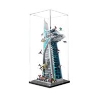 Vetrina in acrilico per Lego 76269 modello Avengers Tower, scatola antipolvere da 3 mm, espositore compatibile con Lego 76269 (modello non incluso) (trasparente 3 mm)