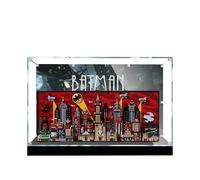 Vetrina in acrilico per Lego 76271 modello Gotham City, scatola antipolvere da 3 mm, espositore compatibile con Lego 76271 (modello non incluso) (costruzione sfondo 3 mm B)