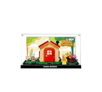 Vetrina in acrilico per LEGO 77058 Animal Crossing Le attività all’aperto di Bunnie, Scatola portaoggetti trasparente e antipolvere per collezionabili, Senza modello (background-2)