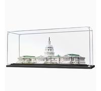 Vetrina in acrilico per Lego Capitol Building 21030, scatola trasparente antipolvere, compatibile con kit Lego 21030 (modello non incluso) (2 mm)