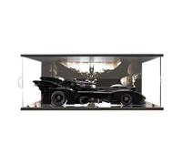 Vetrina in acrilico per Lego DC Batman 1989 Batmobile 76139, vetrina, protegge e decora il modello con custodia antipolvere, regalo (sfondo E)
