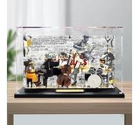 Vetrina in Acrilico per Lego Jazz Quartet 21334 Set da Costruzione, Vetrina Trasparente a Prova di Polvere (Il Modello NON Incluso)(Inkjet)
