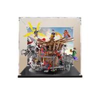 Vetrina in acrilico per Lego Marvel Spider-Man Final Battle 76261- Vetrina, protegge e decora il modello con custodia antipolvere, regali (sfondo B)