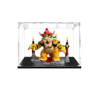 Vetrina in acrilico per Lego The Mighty Bowser 71411 Building Blocks Model Set, vetrina trasparente trasparente antipolvere (il modello non è incluso)(3mm)