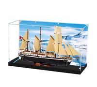 Vetrina in acrilico per nave da spedizione Lego 10335 Endurance, scatola antipolvere da 3 mm, espositore compatibile con Lego 10335 (modello non incluso) (costruzione sfondo B)