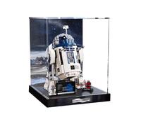 Vetrina in acrilico per robot Lego 75379, antipolvere con protezione UV, su misura per Lego 75379, edizione da collezione (modello non incluso) (sfondo (base nera))