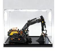 Vetrina in acrilico, progettata per il modello dell'escavatore L-E*GO 42215. Trasparente e antipolvere, ideale per l'esposizione e il collezionismo. Dimensioni: 60 x 30 x 35 cm.7