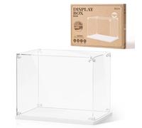 Vetrina in acrilico Rolife per set di edifici per case in miniatura Vetrina trasparente con copertura antipolvere per raccolta con cablaggio riservato