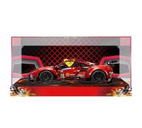 Vetrina in Acrilico Trasparente Antipolvere Auto per 42125 Racing Oggetti da Collezione Modelli Scatola Portaoggetti 3MM con Basamento Pannello Posteriore A