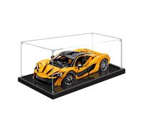 Vetrina in Acrilico Trasparente Compatibile con Le-go 42172 P1 Roadster teca plexiglass Conservazione dei Giocattoli Scatola Espositiva Antipolvere 62×30×20 cm D,3MM